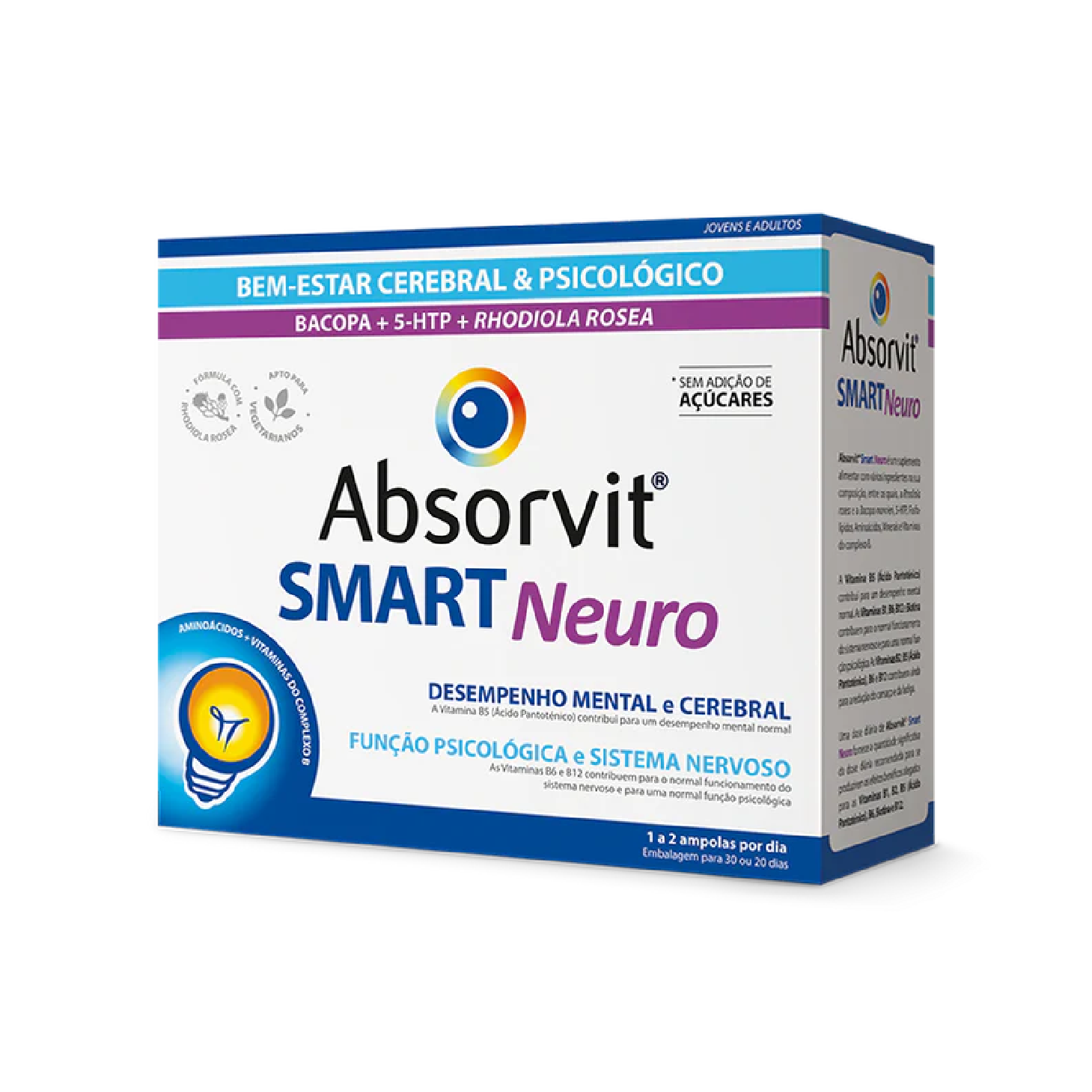 Absorvit Smart Neuro 10ml x 30 Ampolas