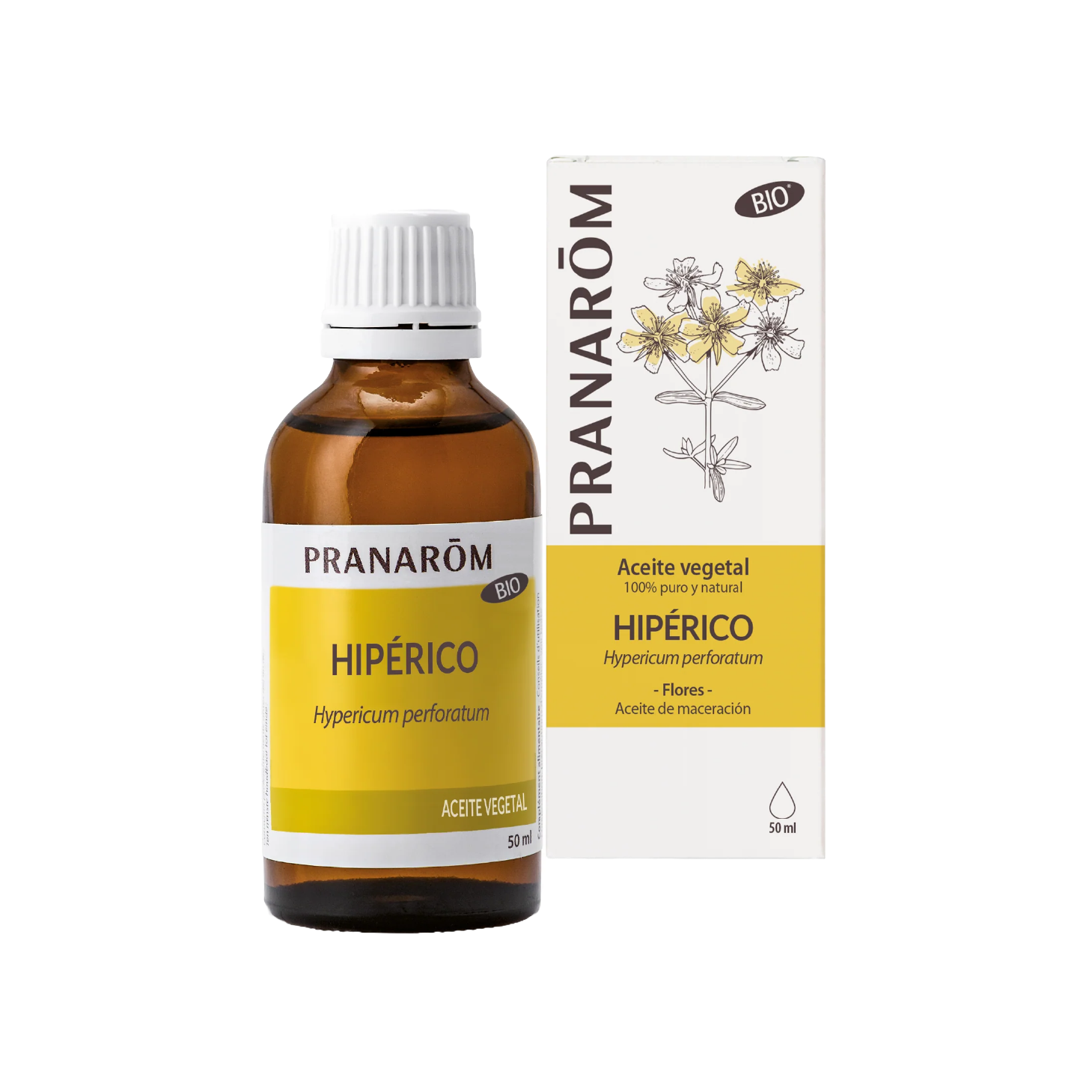 Pranarom Óleo Vegetal Hipericão Bio 50ml