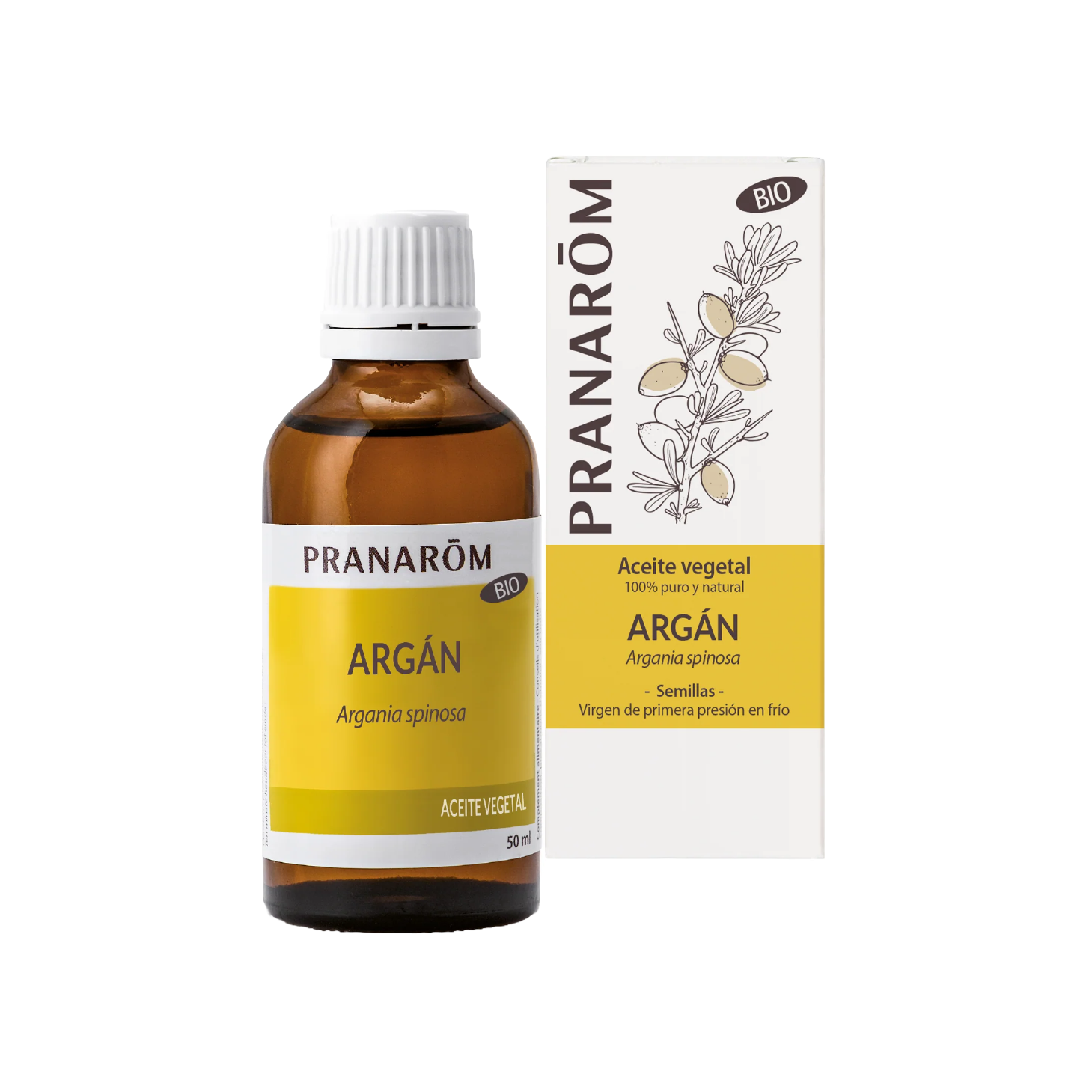 Pranarom Óleo Vegetal Argão Bio 50ml