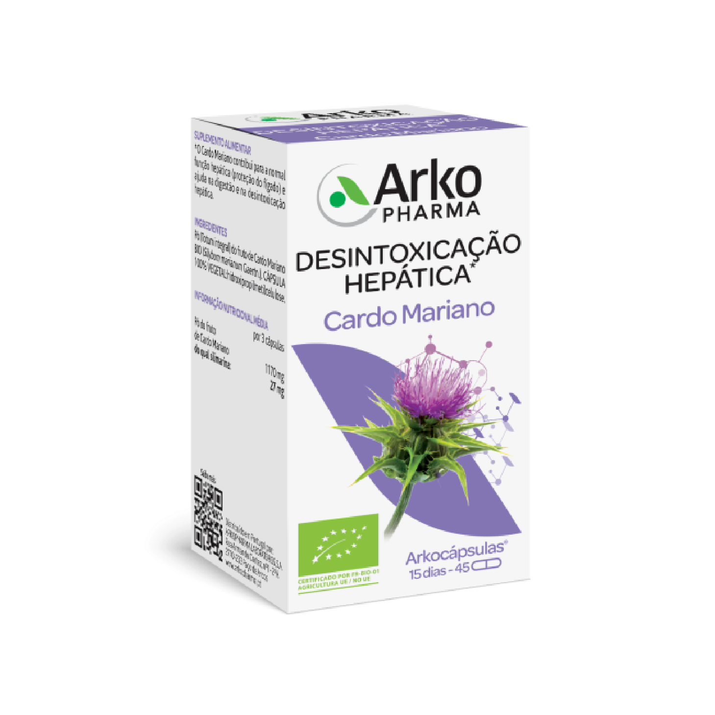 Arkocápsulas Cardo Mariano 45 Cápsulas