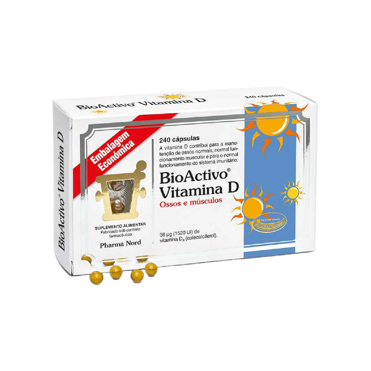 Bioactivo Vitamina D 240 Cápsulas