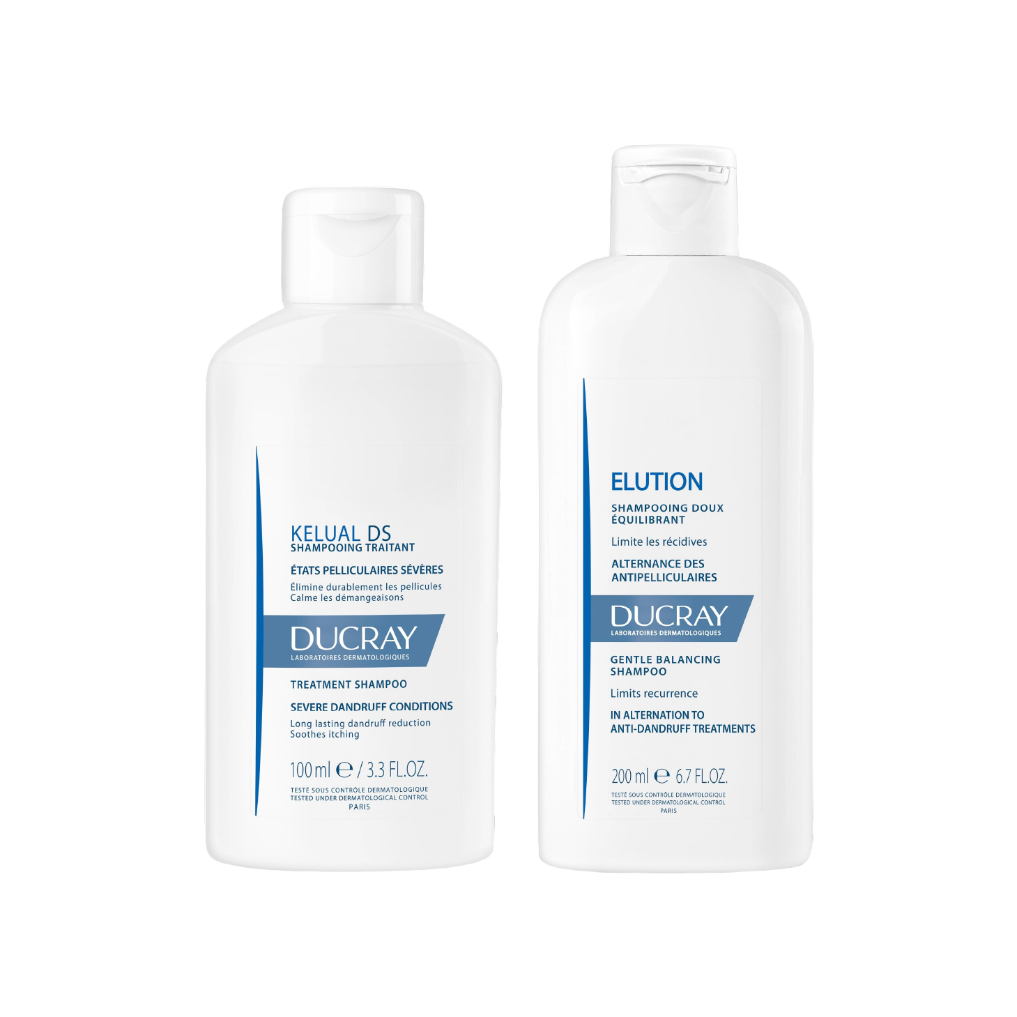 Ducray Kelual DS Champô 100ml + Elution Champô 200ml