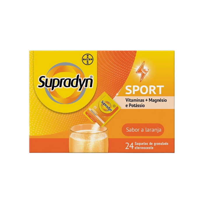 Supradyn Sport Magnésio + Potássio Granulado 24 Saquetas