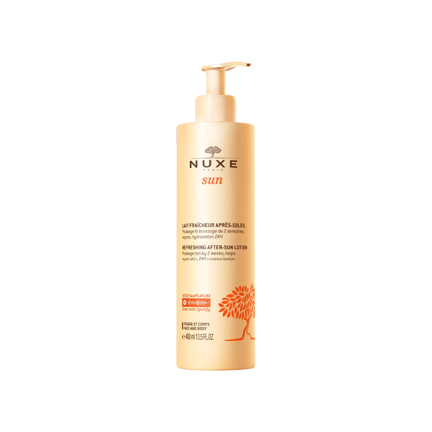 Nuxe Sun Leite Pós Solar Refrescante Rosto e Corpo 400ml