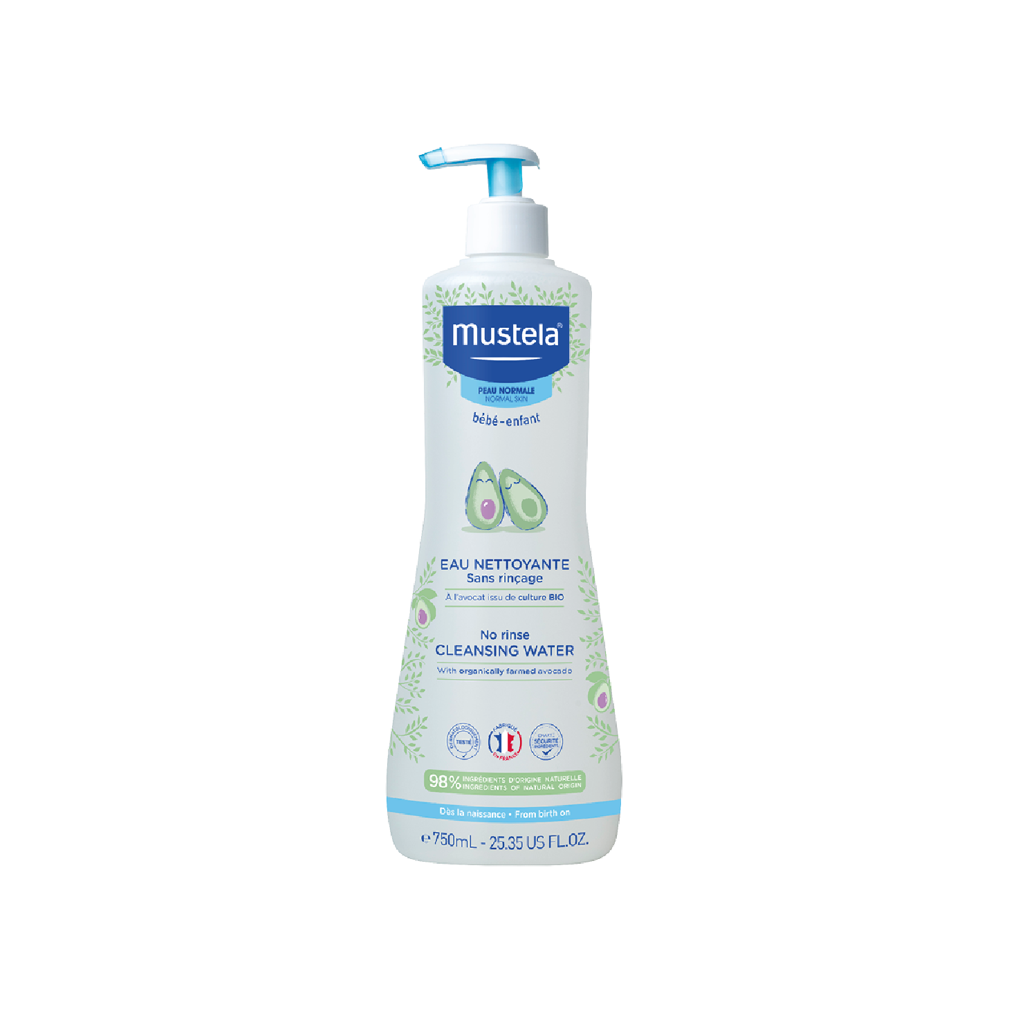 Mustela Água de Limpeza 750ml