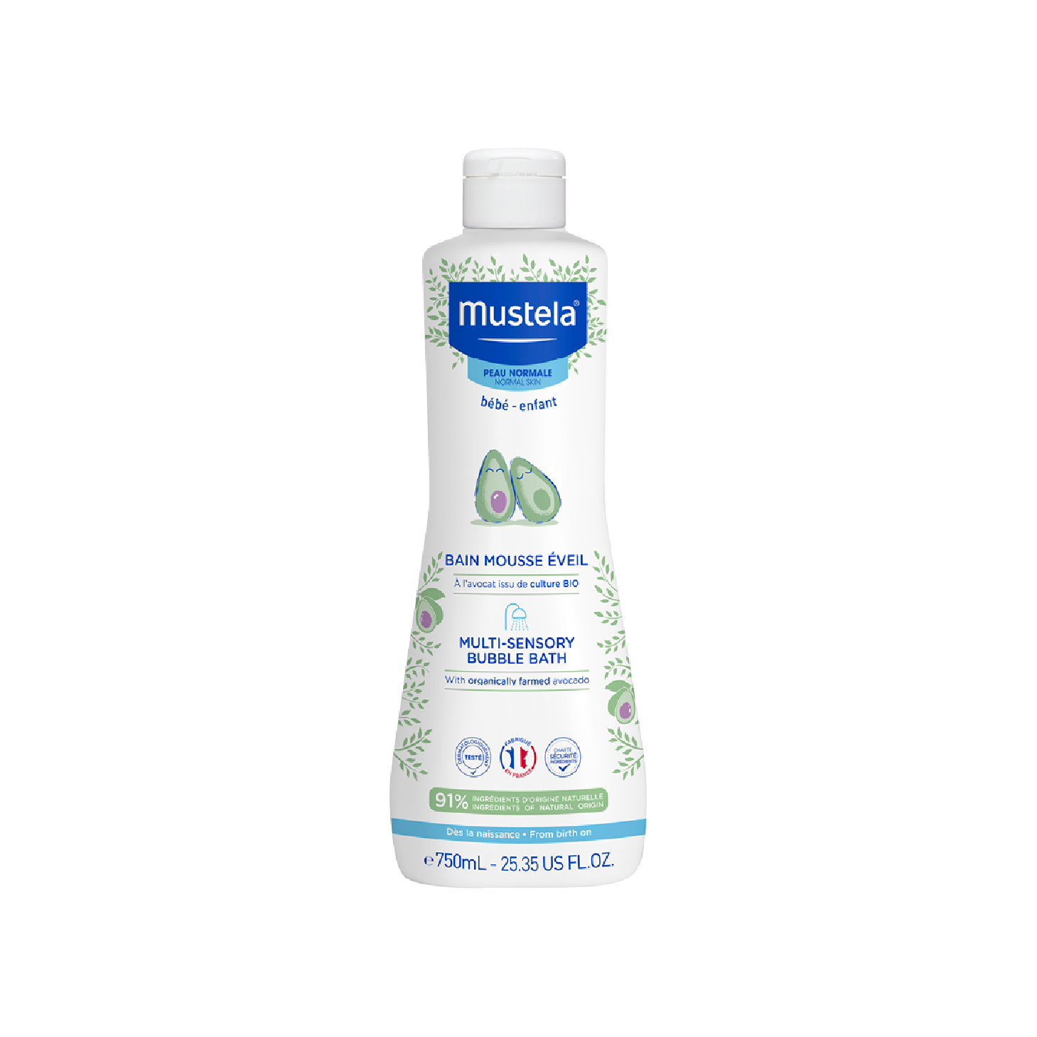 Mustela Espunha de Banho Multissensorial 750ml