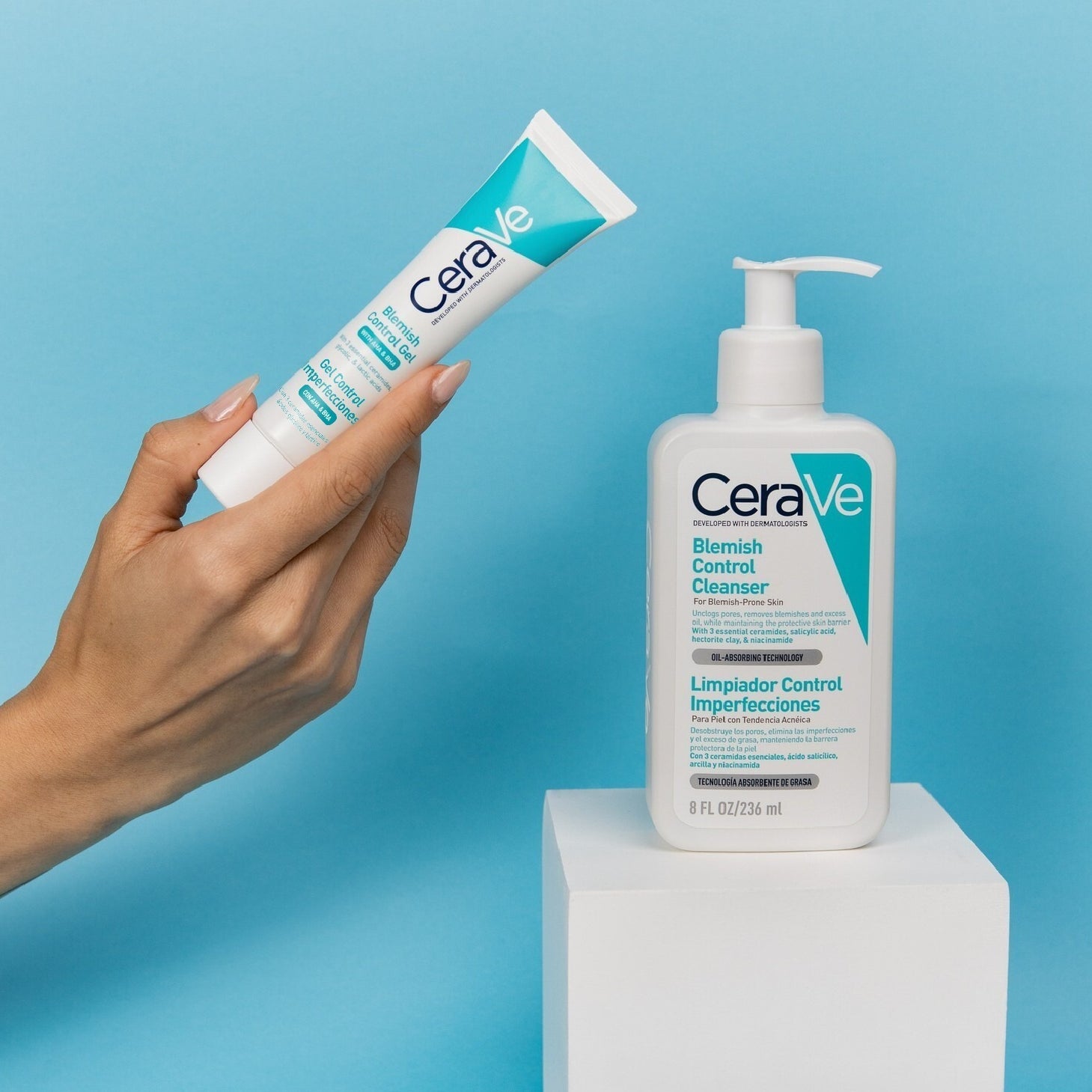 Gel limpiador CeraVe Blemish Control 236 ml