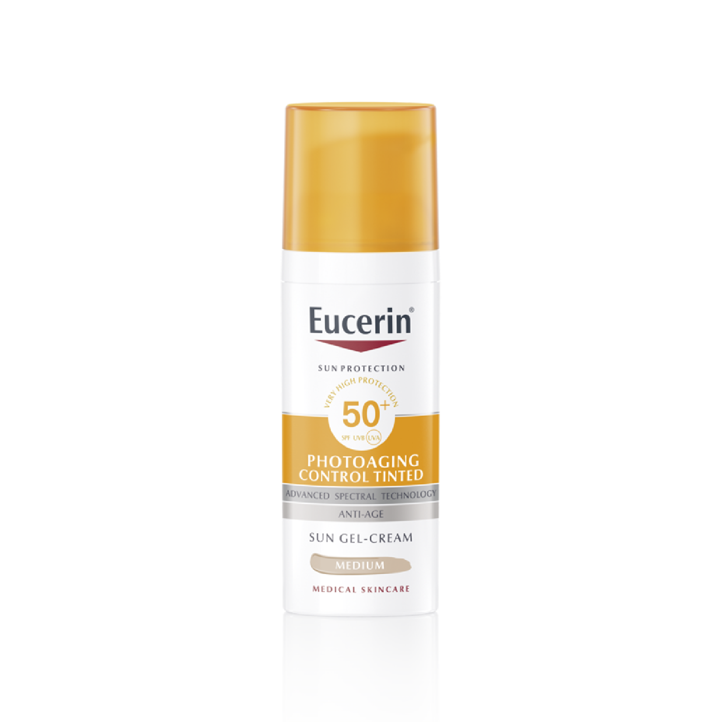 Eucerin Sun Photoaging Control Tinted Gel-Creme Médio SPF50+ 50ml