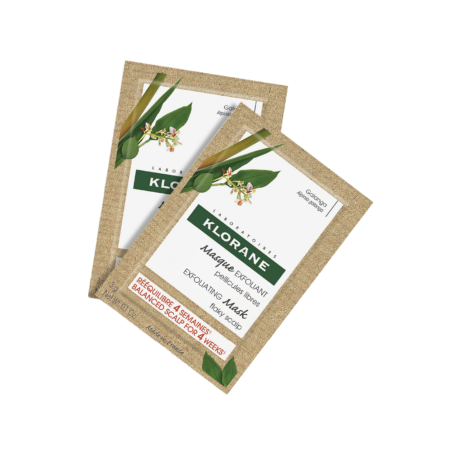 Mascarilla-polvo Klorane Galanga Care x 8 sobres