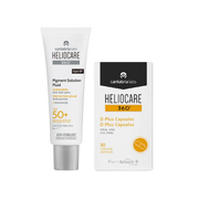 Heliocare Coffret 360º Pigment Solution Fluid SPF50+ 50ml+ D Plus 30 Cápsulas