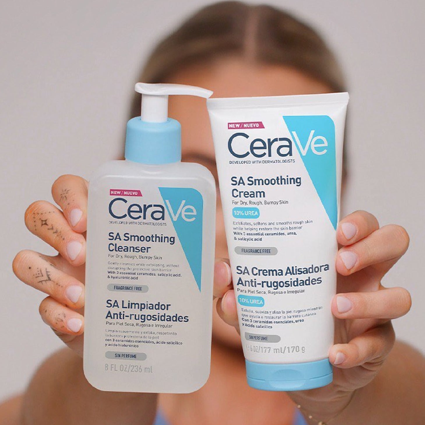 Gel limpiador antirugosidad CeraVe SA 473 ml