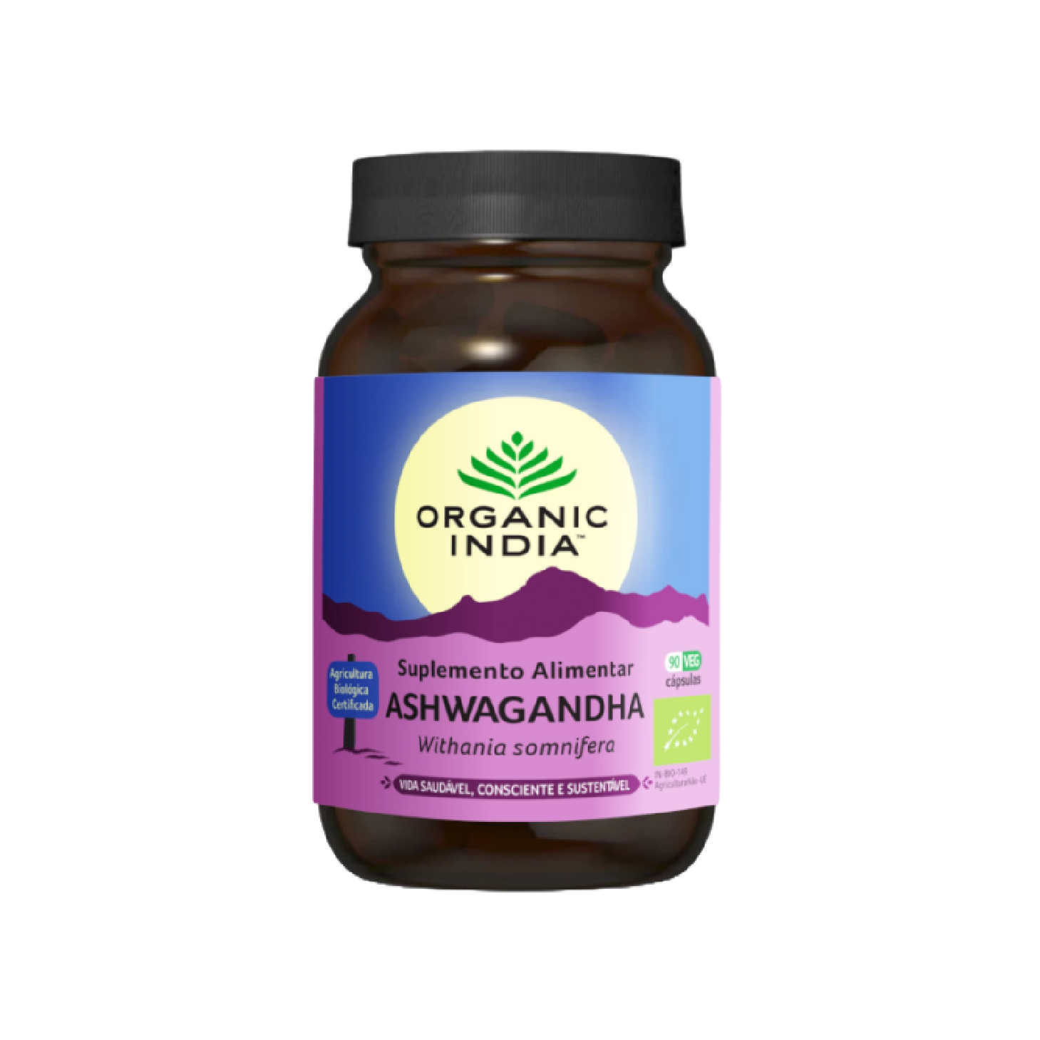 Organic India Ashwagandha Bio 90 Cápsulas