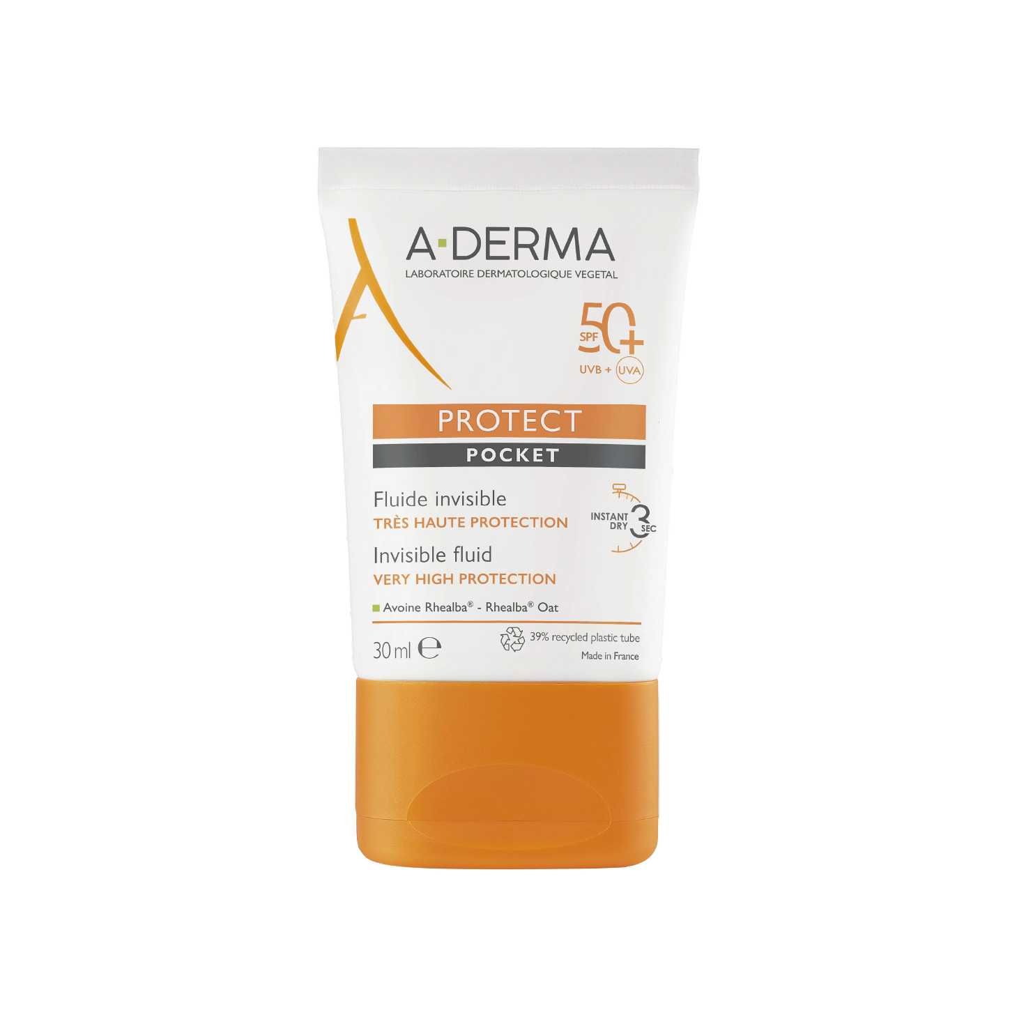 A-Derma Protect Pocket Fluido Invisível SPF50+ 30ml