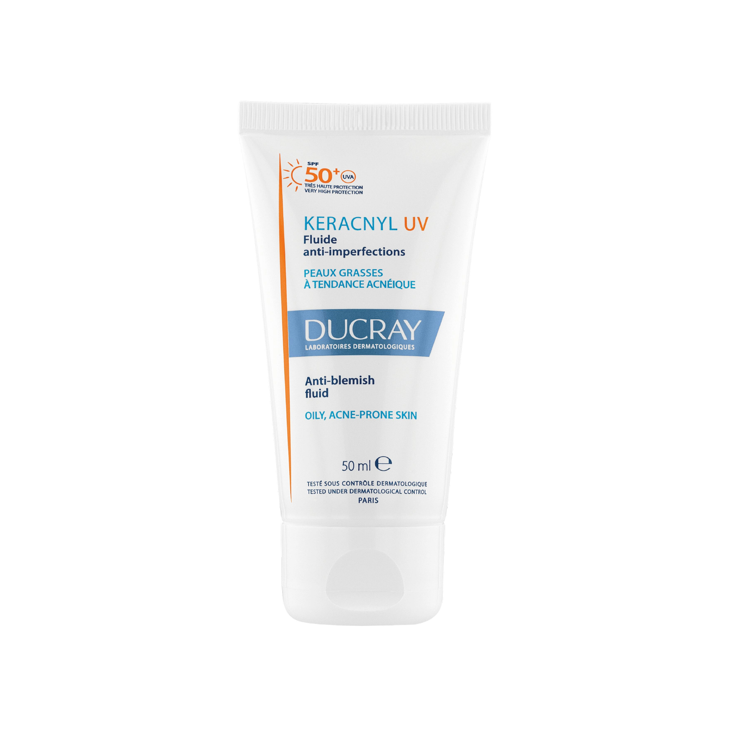 Ducray Keracnyl UV Fluido Anti-Imperfeições SPF50+ 50ml