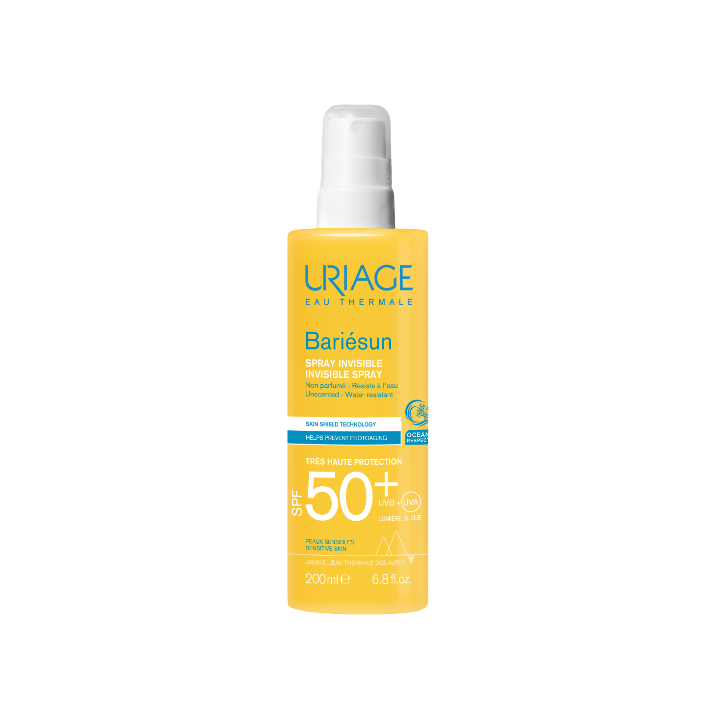 Uriage Bariésun Spray Invisível Sem Perfume SPF50+ 200ml