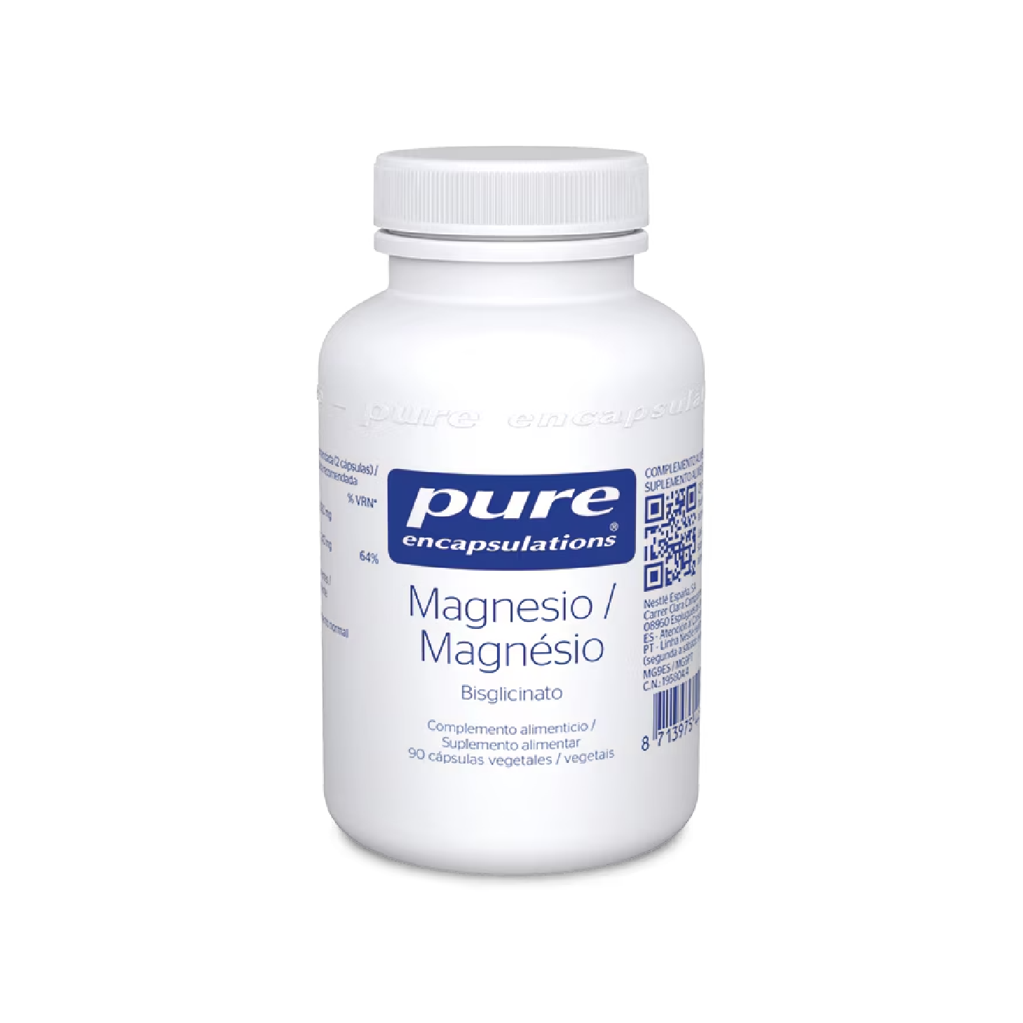 Pure Encapsulations Magnesio 90 Cápsulas