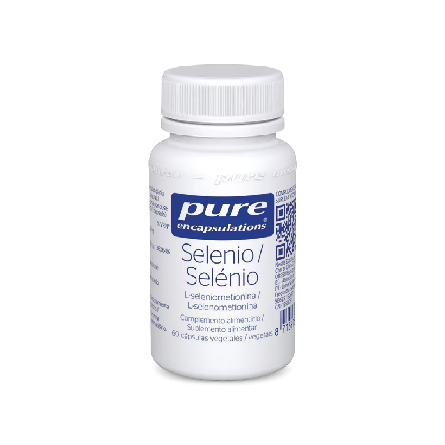 Pure Encapsulations Selénio 60 Cápsulas