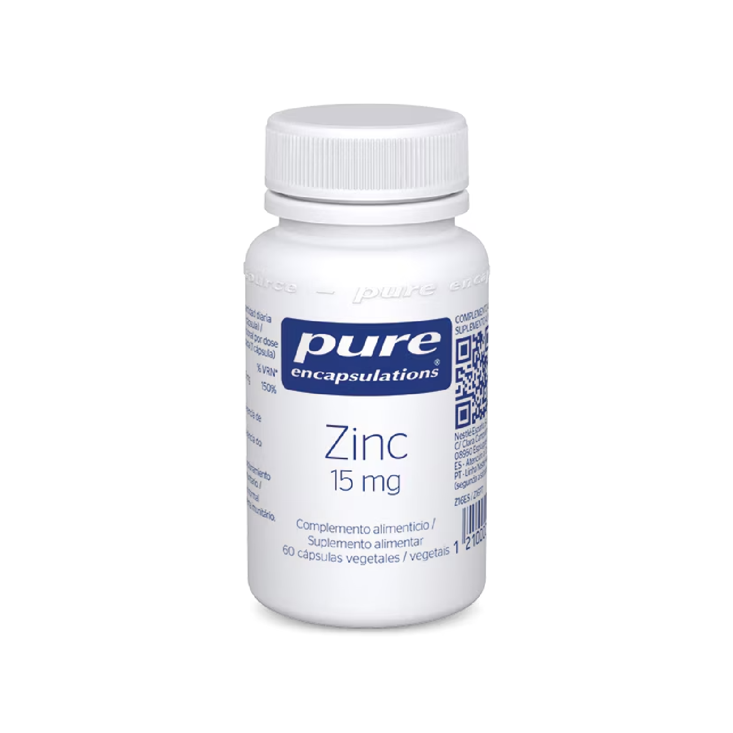 Pure Encapsulations Zinco 60 Cápsulas