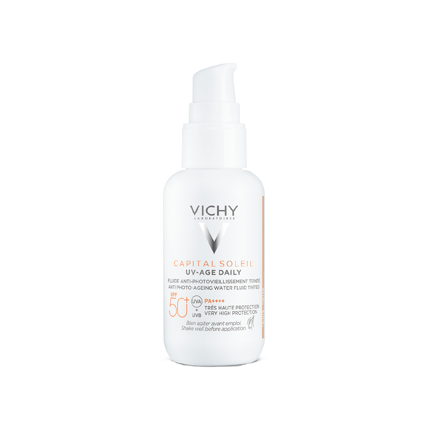 Vichy Capital Soleil UV-Age Daily Fluido Antienvelhecimento com Cor SPF50+ 40ml