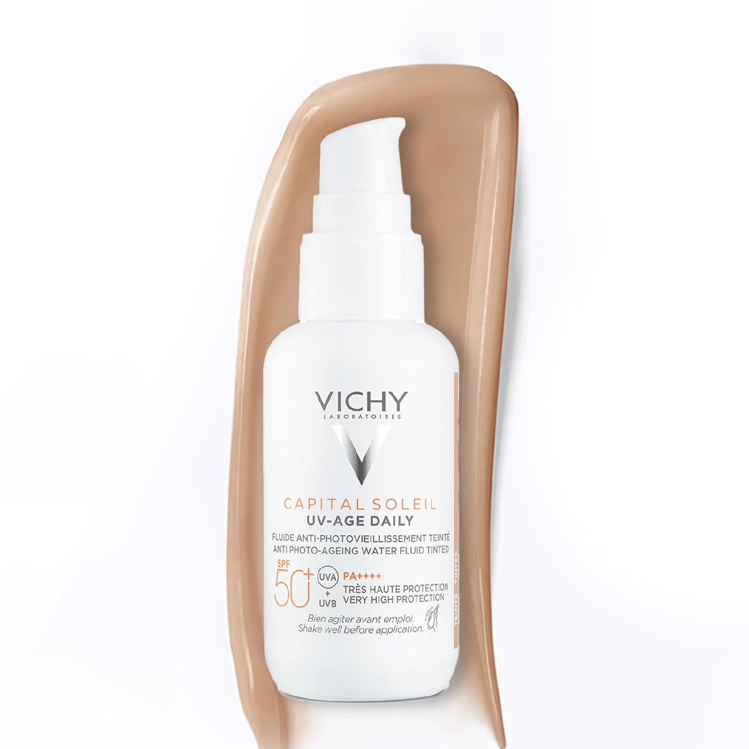 Vichy Capital Soleil UV-Age Daily Fluido Antienvelhecimento com Cor SPF50+ 40ml