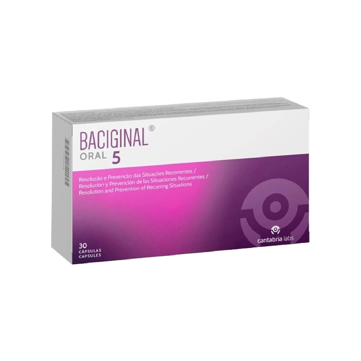 Baciginal Oral 5 30 Cápsulas