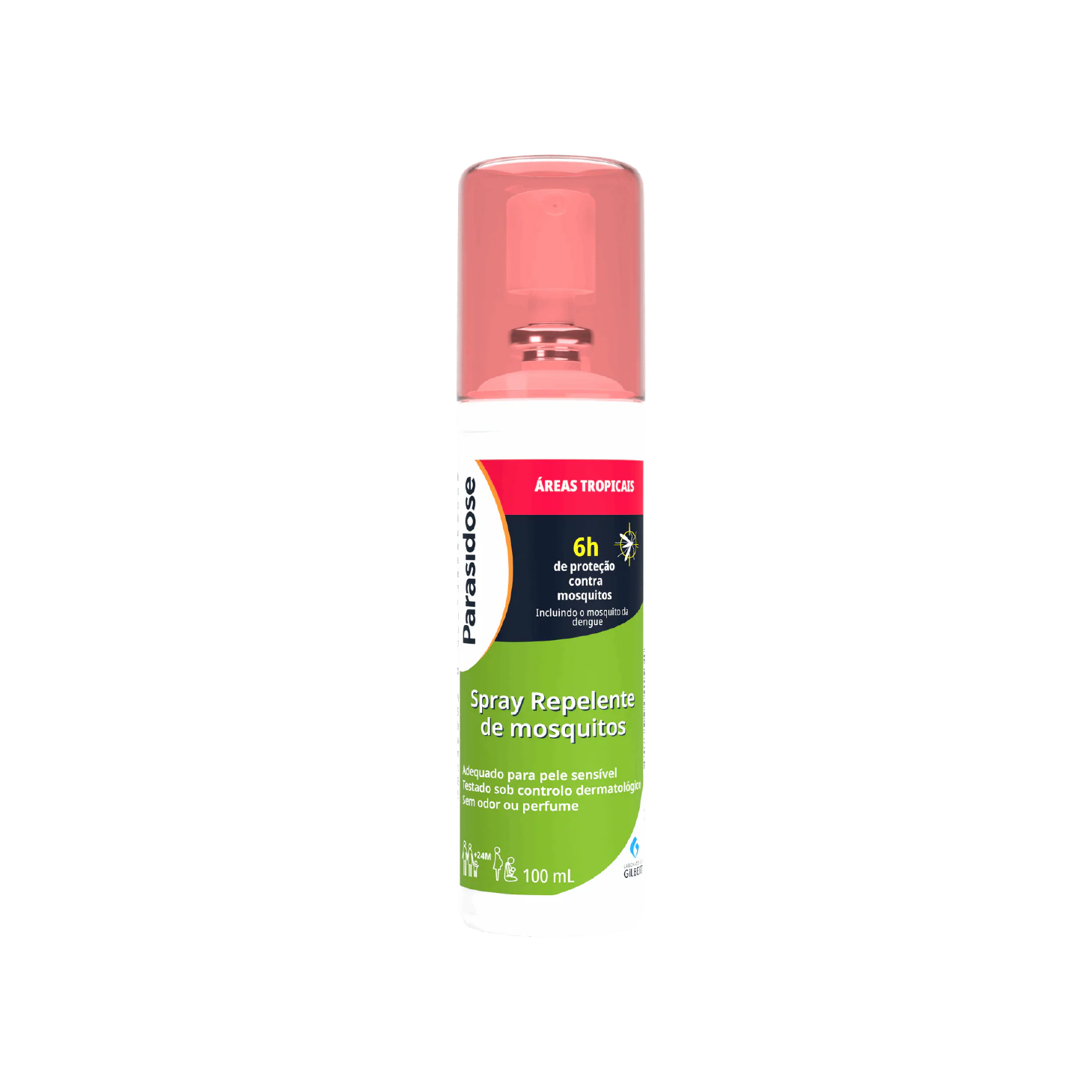 Parasidose Spray Repelente de Mosquitos Áreas Tropicais 100ml