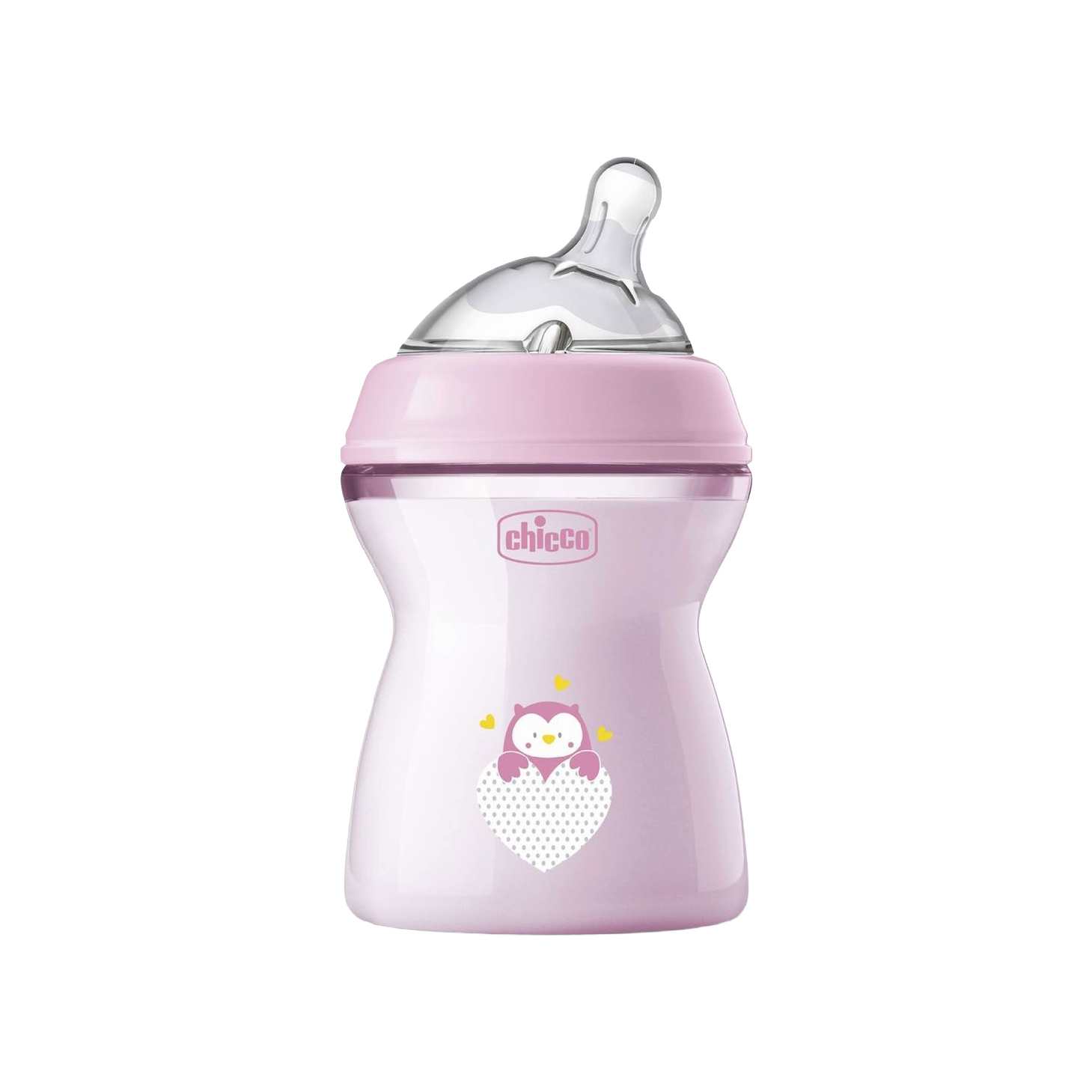 Chicco NaturalFeeling Biberão Rosa Mocho 150ml +0 Meses