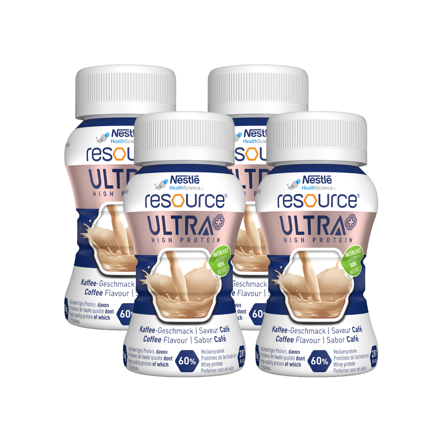 Resource Ultra Café 125ml x 4 Unidades