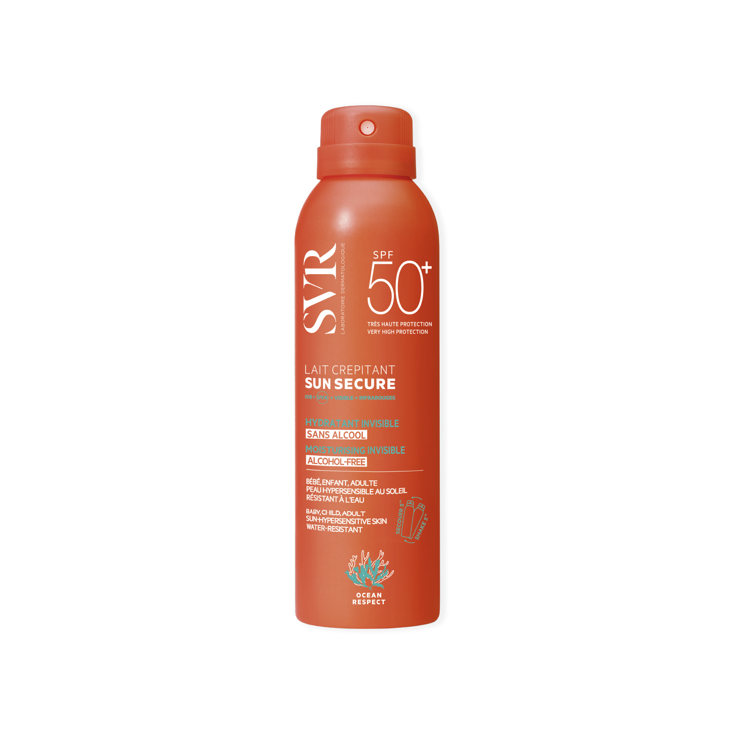Leche cremosa SVR Sun Secure FPS 50+ 200 ml