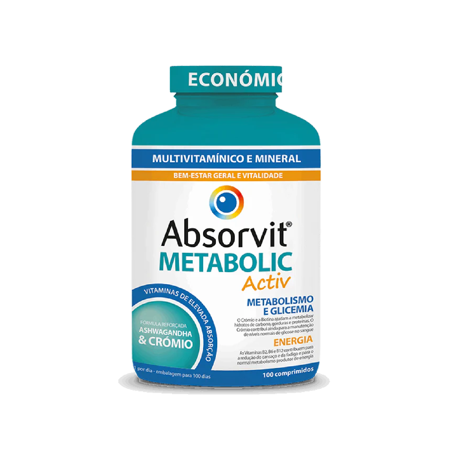 Absorvit Metabolic Activ 100 Comprimidos