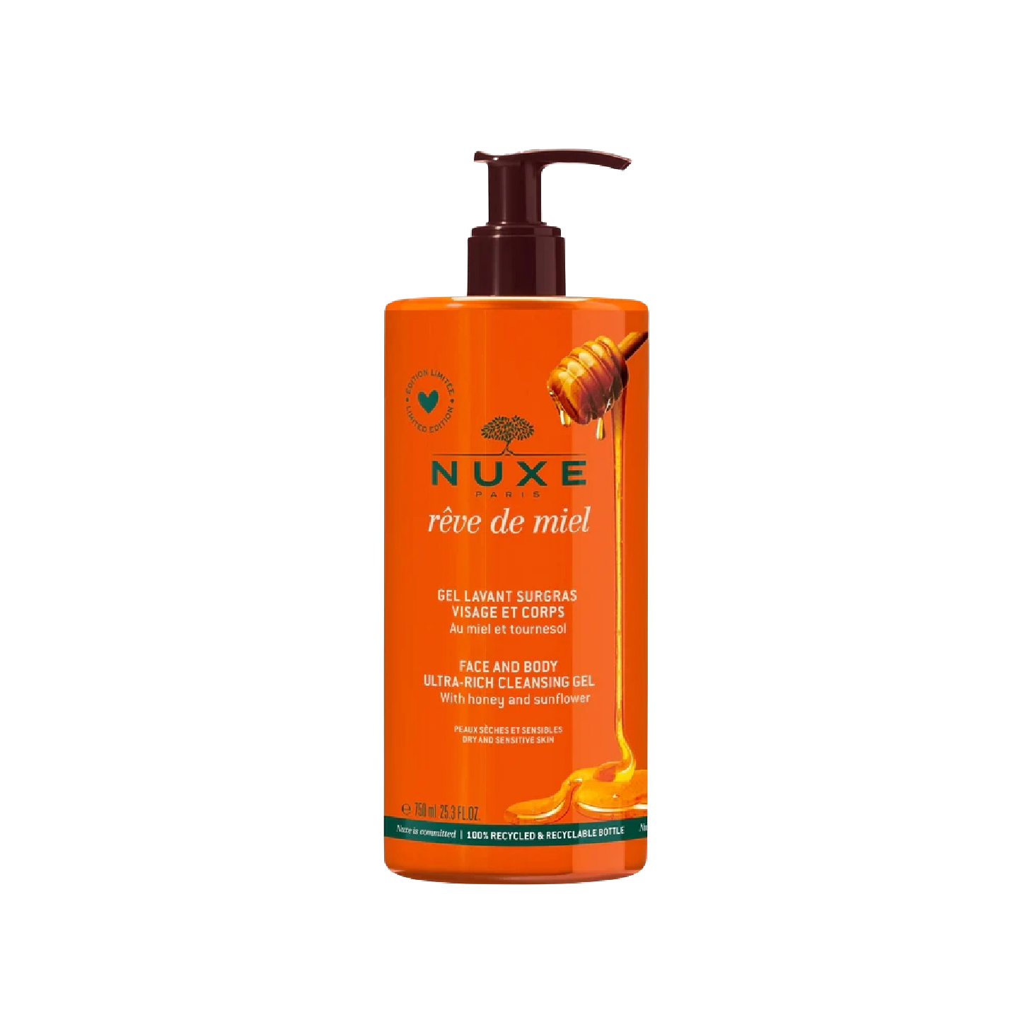 Nuxe Rêve De Miel Gel Lavante Surgras 750ml