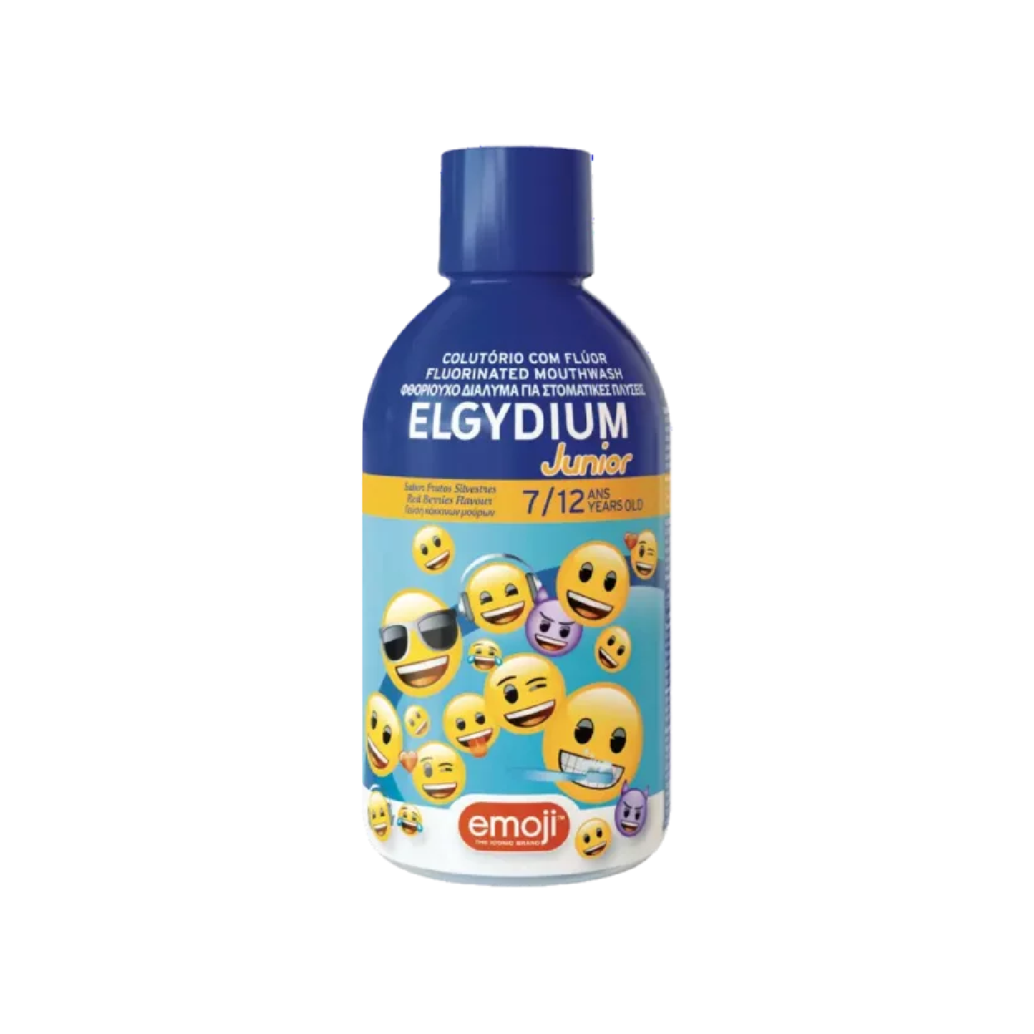 Elgydium Júnior Colutório Emoji com Flúor 500ml 7 a 12 Anos