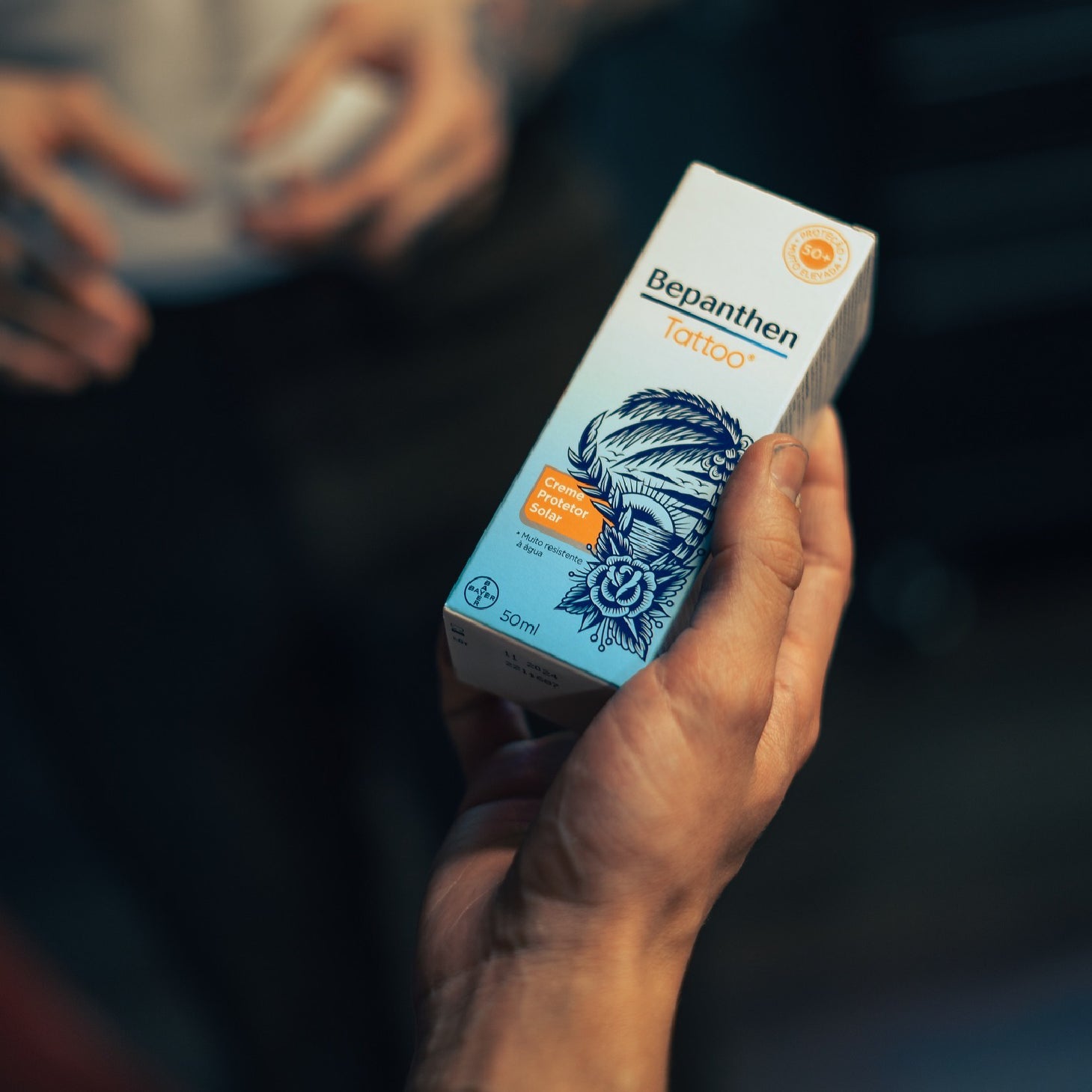 Bepanthen Tattoo Creme Protetor Solar SPF50+ 50ml