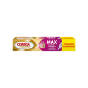 Crema fijadora de prótesis dentales Corega Max Fixation + Comfort 70 g