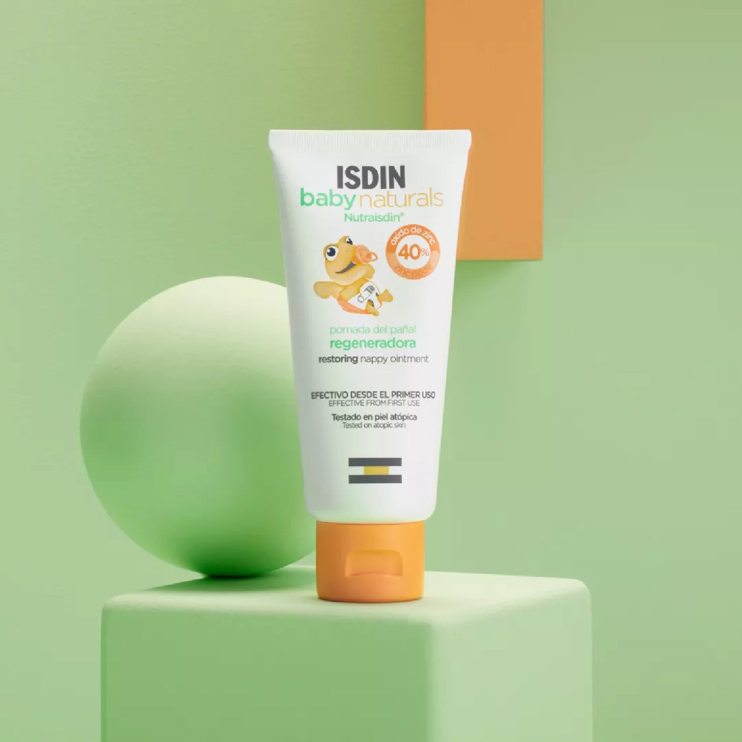 Isdin Baby Naturals Zn40 Pomada Regeneradora Muda da Fralda 100ml x 2 Unidades