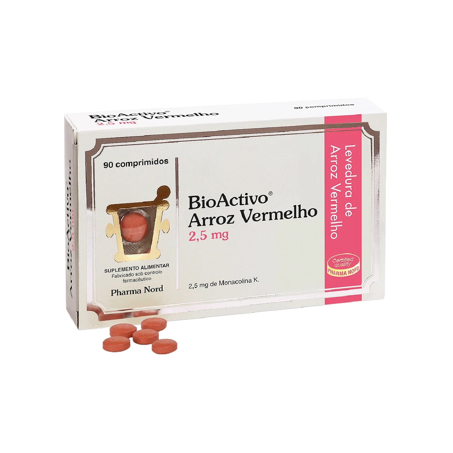 BioActivo Arroz Rojo 2,5 mg 90 Comprimidos