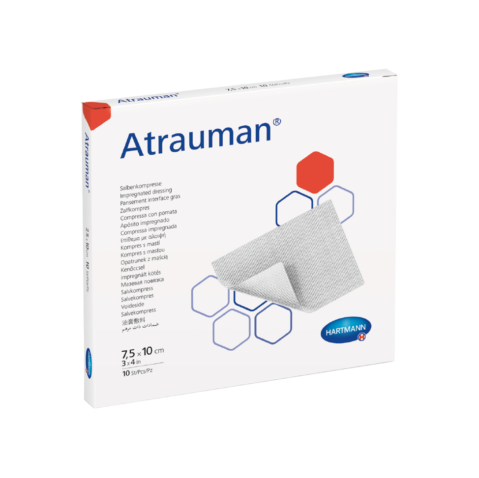 Atrauman Compressas Impregnada 5x5cm x 10 Unidades
