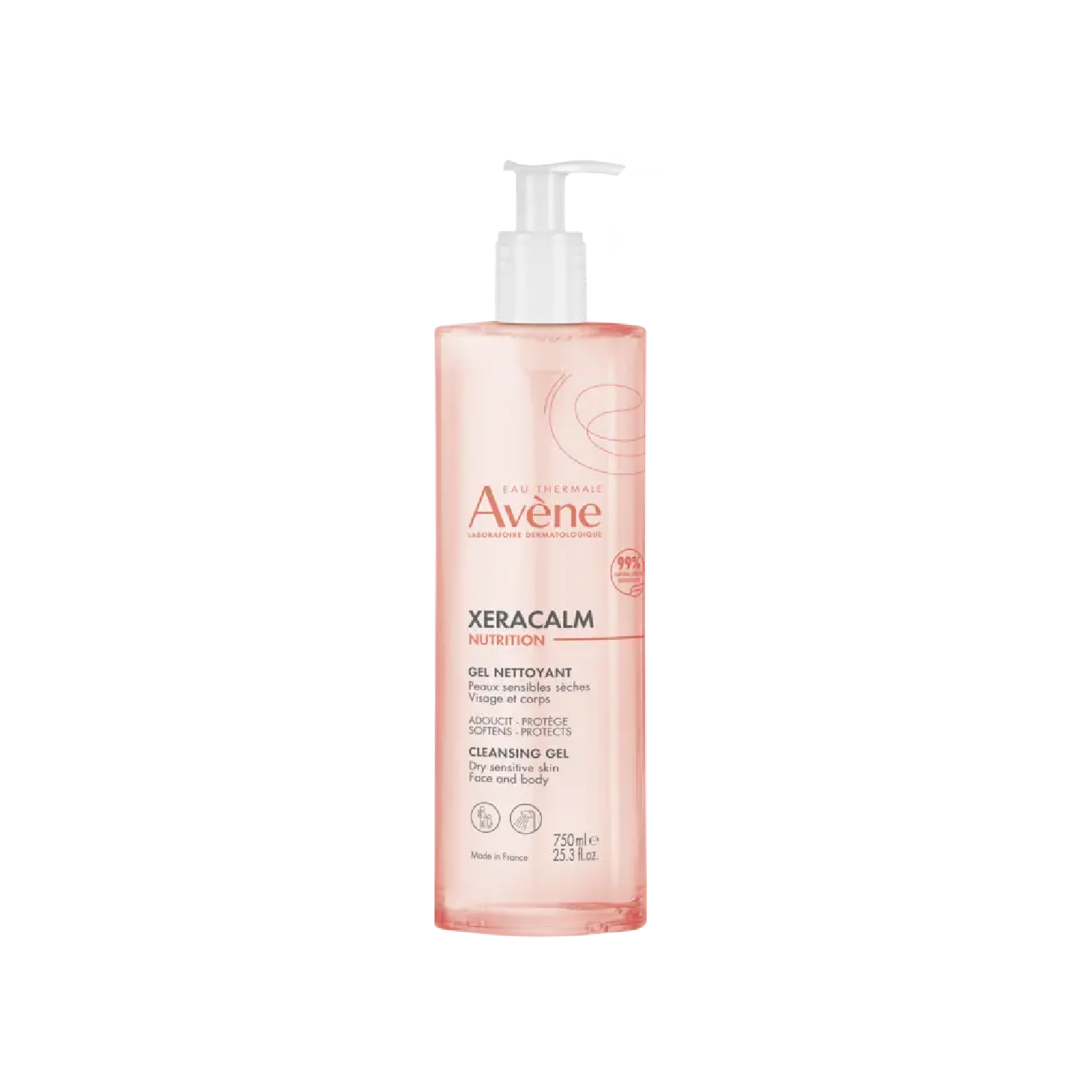 Avène Xeracalm Nutrition Gel de Limpeza 750ml