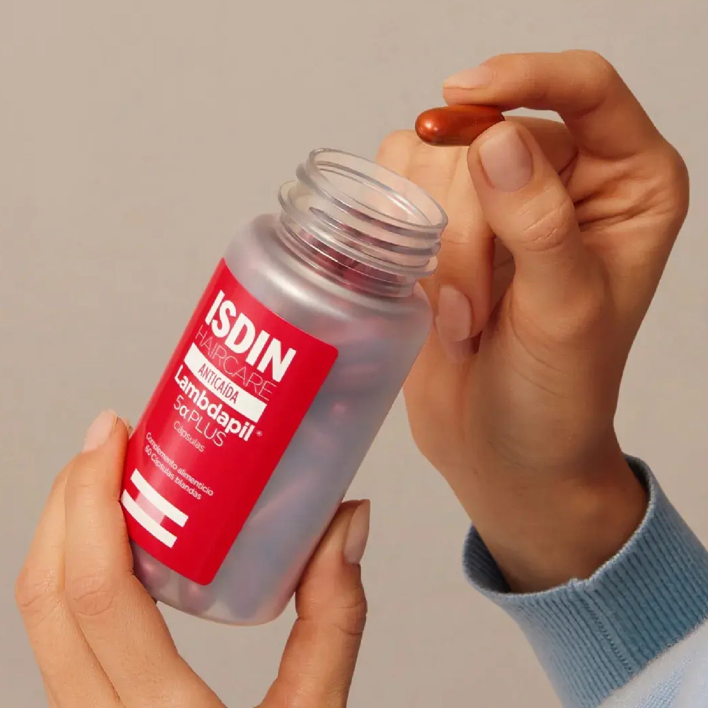 Isdin Lambdapil 5 Alfa Plus Anticaída 60 Cápsulas