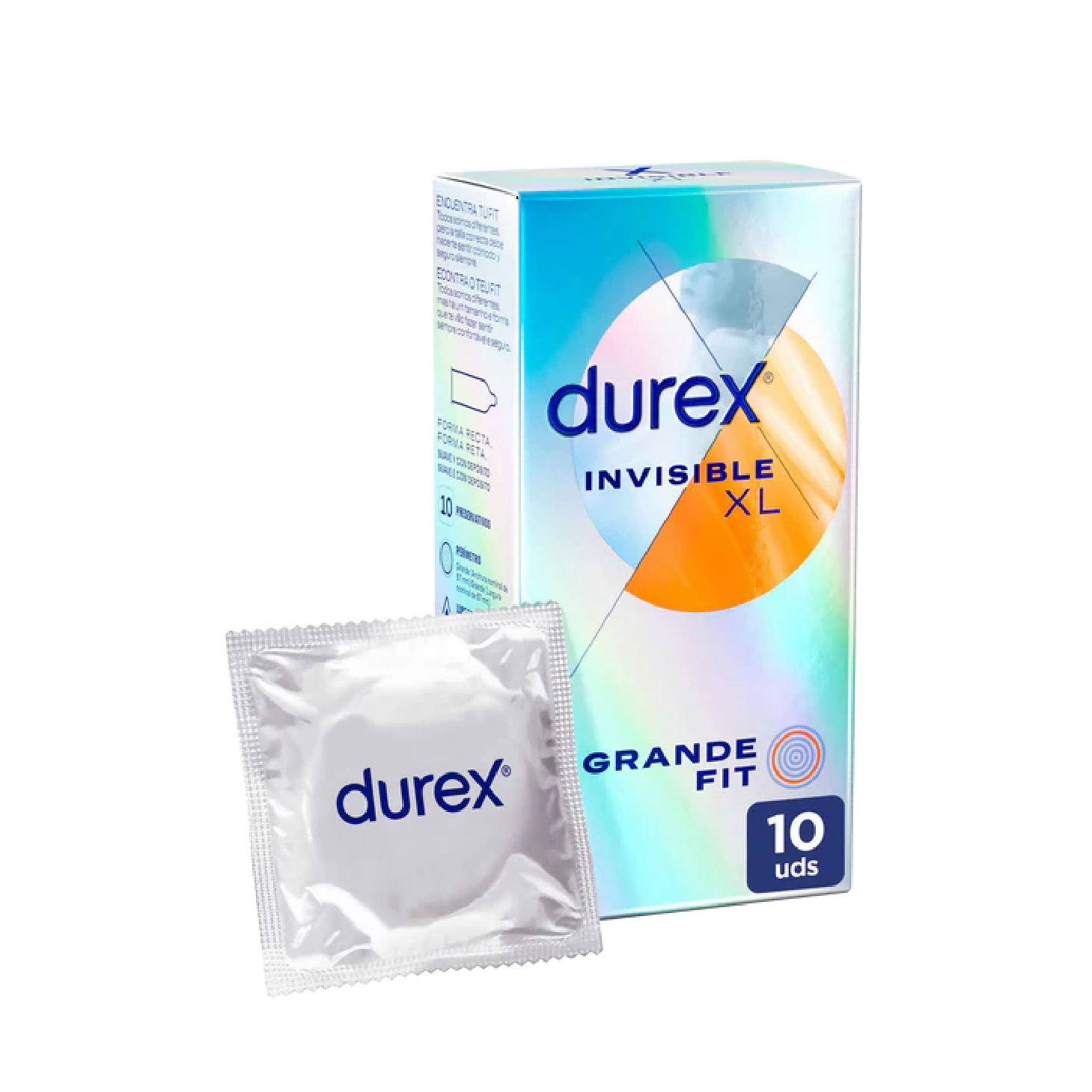 Durex Invisible XL 10 Preservativos