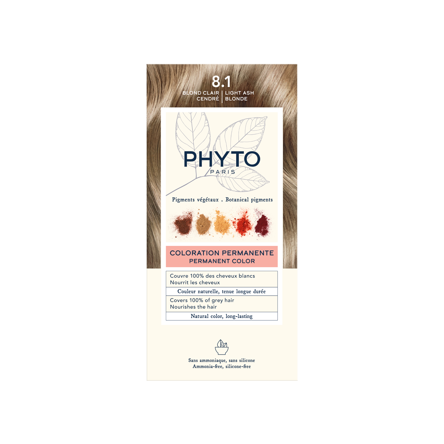 Phytocolor Coloração 8.1 Louro Claro Acinzentado