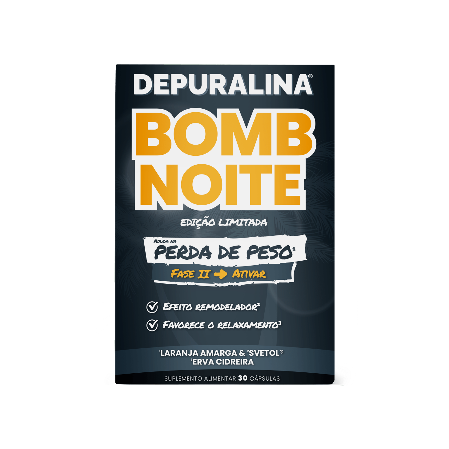 Depuralina Bomb Noite 30 Cápsulas