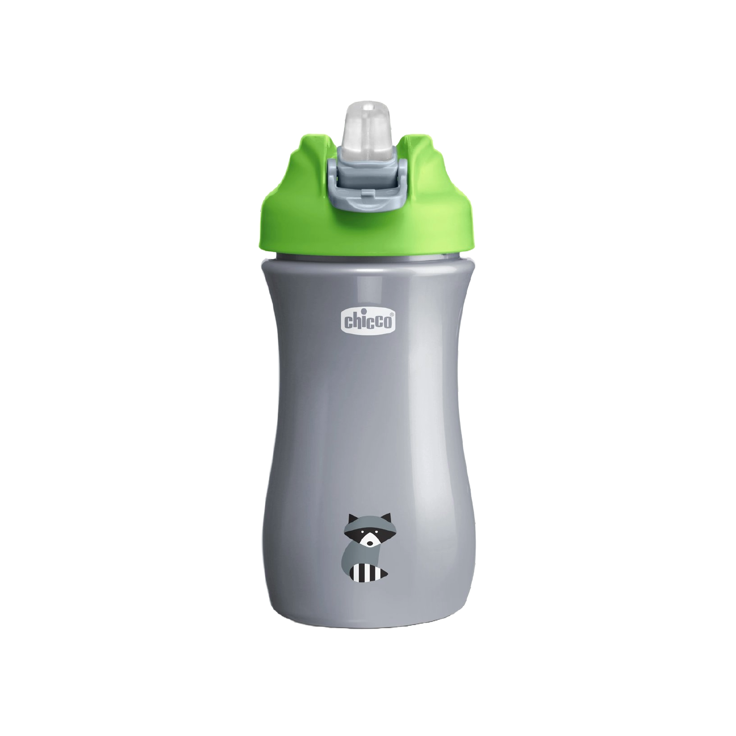 Vaso Pop-Up Verde Chicco 350ml +2 Años