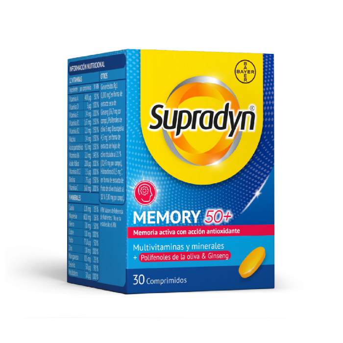 Supradyn Memory 50+ 30 Comprimidos