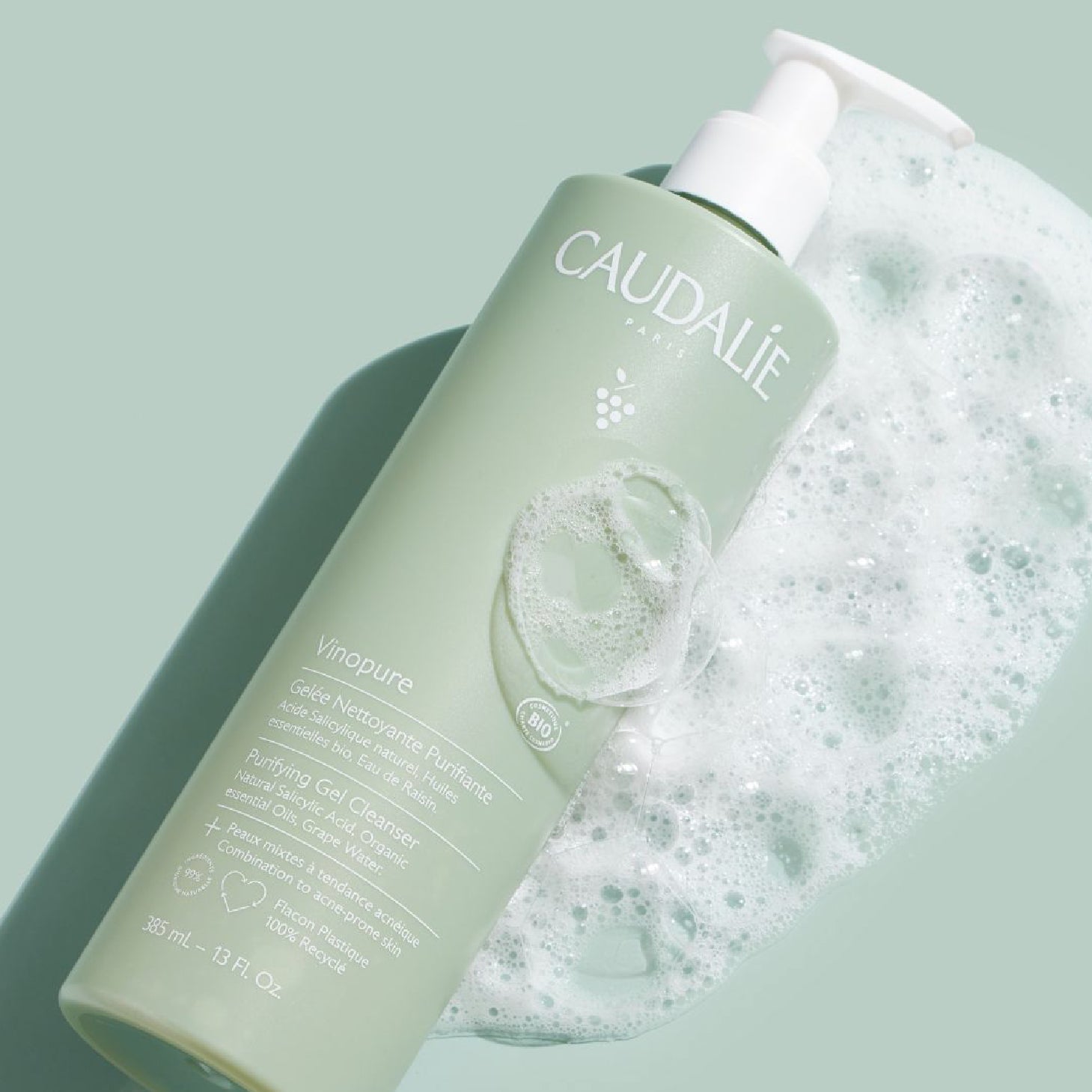 Caudalie Vinopure Gel Limpiador Purificante 385 ml