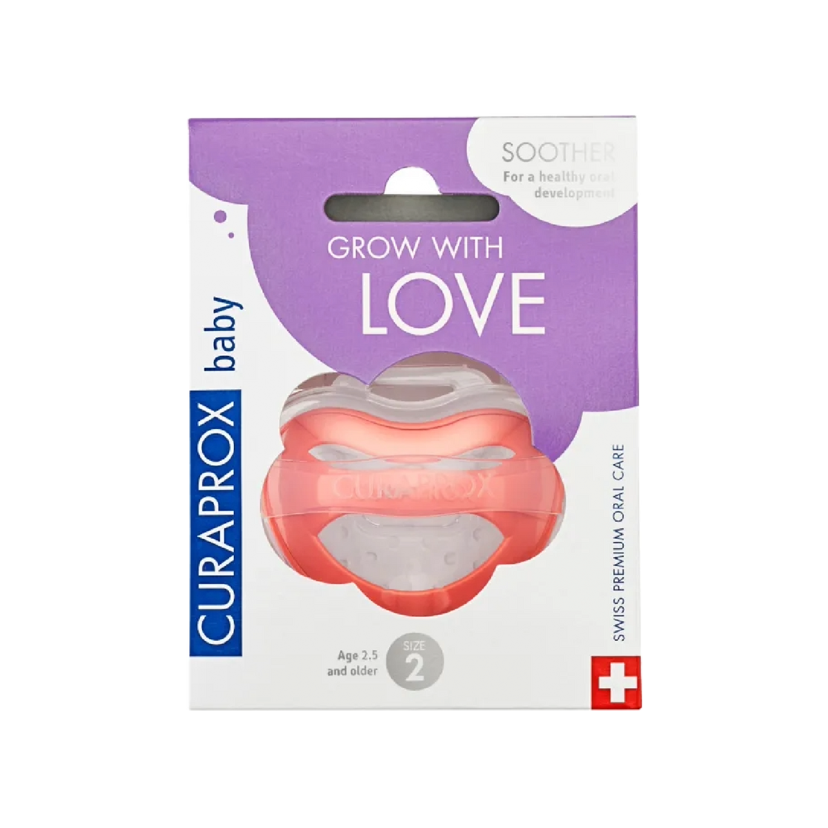 Curaprox Baby Chupeta Coral T2