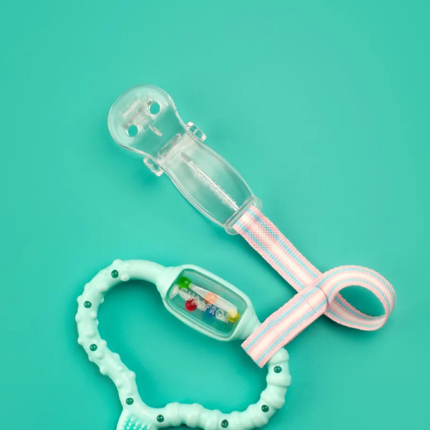 Curaprox Baby Suporte Para Chupeta Turquesa