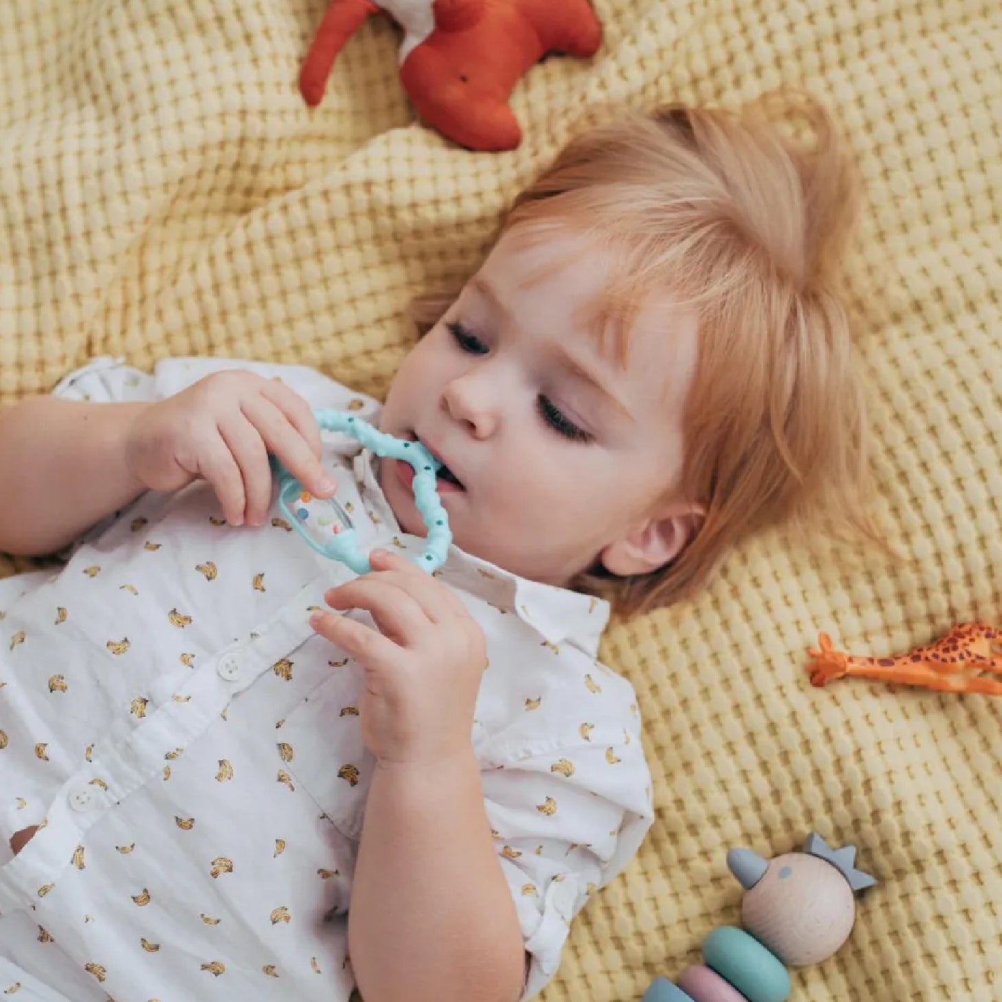 Curaprox Baby Anel Mordedor Azul (0-24M)