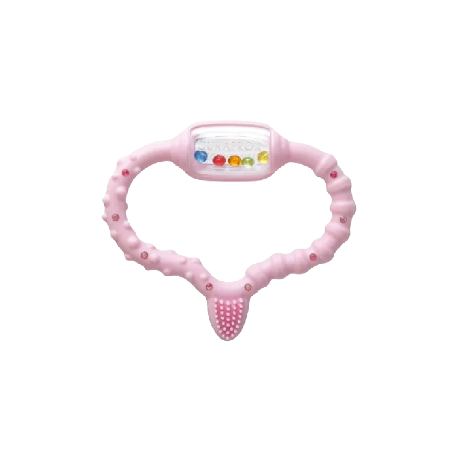 Curaprox Baby Anel Mordedor Rosa (0-24M)