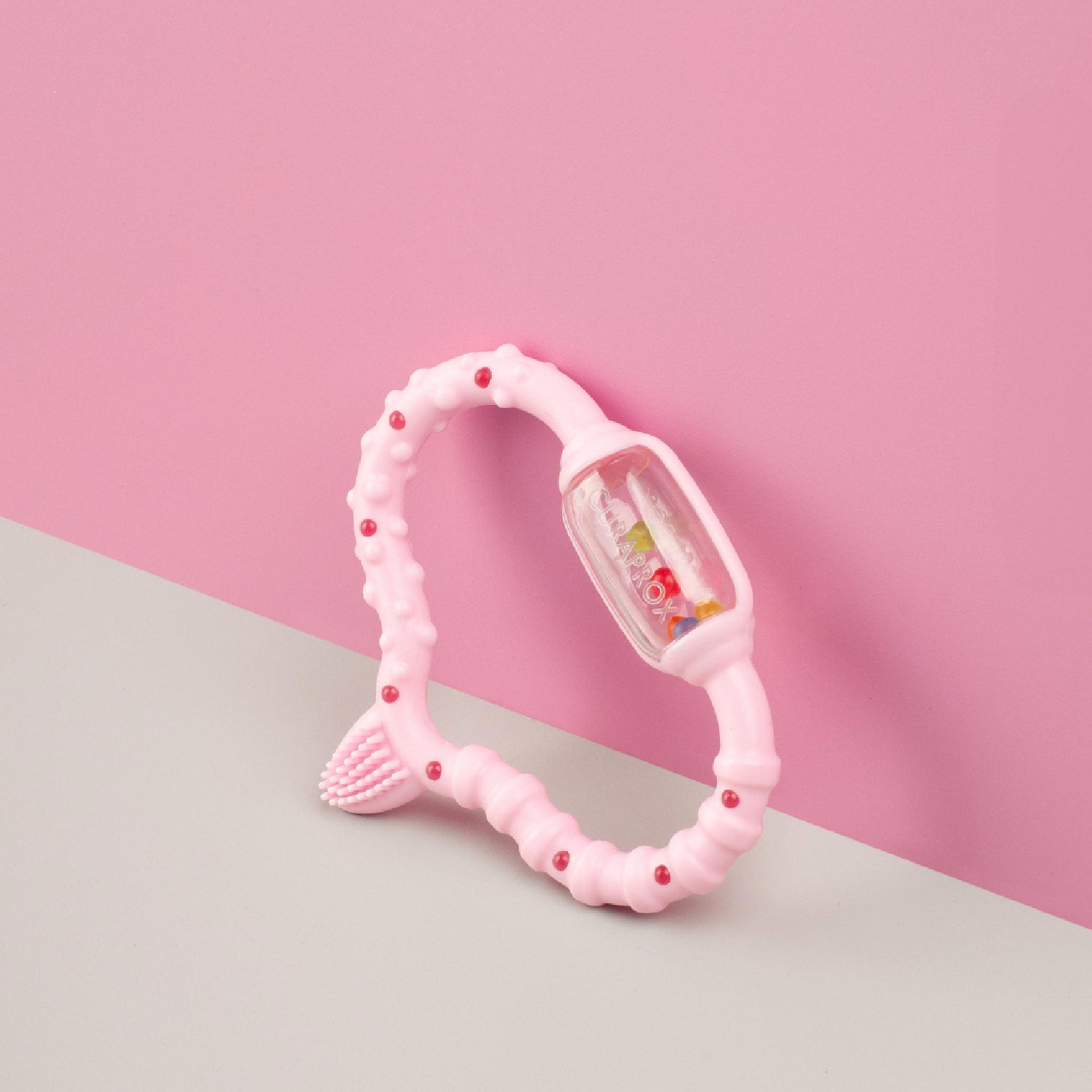 Curaprox Baby Anel Mordedor Rosa (0-24M)